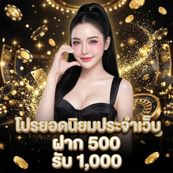 โปรโมชั่นฝาก 500 บาท รับเพิ่มเป็น 1,000 บาท